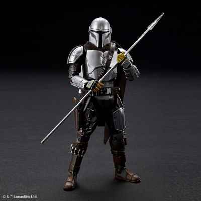 ⭐️ BANDAI STAR WARS 1/12 THE MANDALORIAN BESKAR ARMOR SILVER COATING สตาร์ วอร์ พลาสติก ประกอบ โมเดล ของเล่น VCA GUNDAM