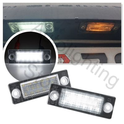 【CW】2Pcs LED Number License Plate Light Canbus For VW Golf MK3 MK5 Jetta Touran Passat B5.5 Caddy Transporter Skoda Superb MK1 3U B5