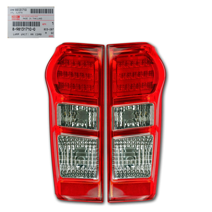 ไฟท้าย-led-ขวา-ซ้าย-แท้-สี-red-d-max-isuzu-2-4-ประตู-ปี2012-2014-ขนาด-มีบริการเก็บเงินปลายทาง
