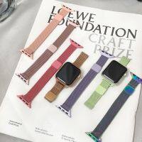 เหมาะสำหรับสายรัด Iwatch นาฬิกาแอปเปิ้ลที่มี Metalshat248ผ้าทอแม่เหล็กขนาดเล็กเอวแบบมิลาน