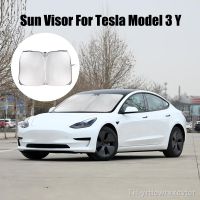 【hot】✉  Tesla 3 Y Car Windshield Covers Front Window Parasol Visors Sunshade