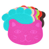 High Resilience Fiber Waterproof Mat Cat Litter Layer Small Dog Bed Pad Kitten Face Product Toilet Mat Cats Accessories