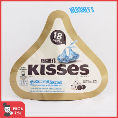Hersheys Kisses** Chocolate ช็อกโกแลตขาวผสมคุกกี้รสช็อกโกแลต**82 กรัม**