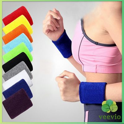 Veevio ปลอกรัดข้อมือซับเหงื่อ ปกป้องข้อมือของคุณ ทำให้คุณออกกำลังกายที่ดีขึ้น sport wristband