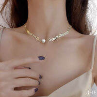 Clavicle Chain Collar ตาชั่งปลาไข่มุกแฟชั่นสร้อยคออุปกรณ์เสริมแฟชั่น