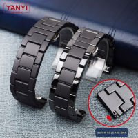 Ceramic Watch band For Watch GT 2 Strap quick release bar watchband 18mm 20mm 22mm watch celet matte black color