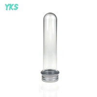 ?【Lowest price】YKS 10pcs Lab 30ml PET Test Tube ขวดสกรู caps ขวดพลาสติกแบบใสสำหรับการจัดเก็บขนม