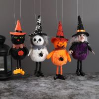 【HOT】☏◐◆ Bar Pumpkin Witch Pendant Scary Kids Happy for