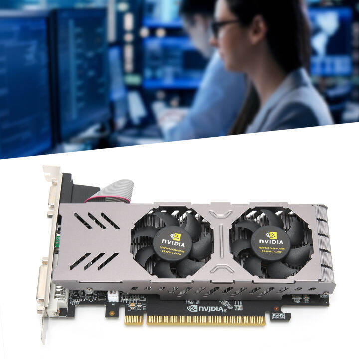 การ์ดจอ4g-128bit-ddr5-pci-express-3-0คอมพิวเตอร์อุปกรณ์โต๊ะทำงานgtx750