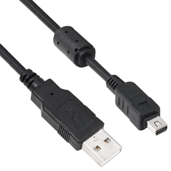 สายชาร์จusb-สำรองสายเคเบิลต่อโทรศัพท์-usb-12พินสายสำหรับข้อมูล-u500โอลิมปัส-u600-u700-u710-u725-u720-u740-u750-u760-u780-u770