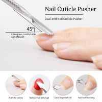 1ชิ้น Double Ended Cuticle Pusher DIY Nail Art Design Nail Tool