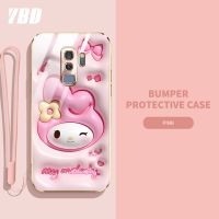 YBDเอฟเฟคต์ภาพเคลื่อนไหวใหม่เคสโทรศัพท์3มิติสำหรับ Samsung S8 S9 S10 Plus บวกกับเคสกล้องที่มีความแม่นยำของเด็กผู้หญิงลูกกวาดเคส S8 S9 S10 อนิเมะยอดนิยมเคสโทรศัพท์ S10เคสกันกระแทกพิมพ์ลายน่ารักพร้อมฟรีสายคล้อง