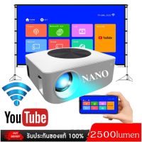 Nanotech Y6 LED แบบพกพาโปรเจคเตอร์ HD 3200 Lumens WIFI จอแสดงผล LCD โฮมเธียเตอร์ Beamer Proyector รองรับ1080P full HD