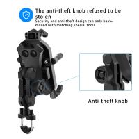 【CW】 Navigation Bracket Guard Against Theft Lock Motorcycle Support Rainproof Smartphone Holder Brackets Motorbike