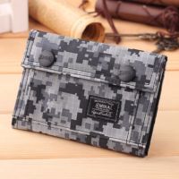 Wallets for Women Camouflage Canvas Money Bags Card Holder Female Purses Korean Short Wallet Men Slimwallet Coin Purse Bag Bolsa