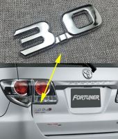 โลโก้ตัวเลข 3.0 โตโยต้า ฟอร์จูนเนอร์ 3.0 Toyota Fortuner vsc logo emblem for rear