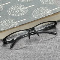 Half Frame Reading Glasses Presbyopic Eyewear Male Female Far Sight Eyeglasses With Diopter 0.75 1.0 1.25 1.5 1.75 2.0 To 4.0