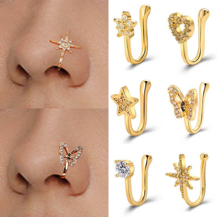 Fake nose ring on sale with paper clip