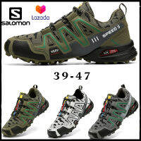 【Shoe King】 Salomonˉmen รองเท้าเดินป่าน้ำหนักเบา/รองเท้ากันน้ำ Shock-Absorbing Sneaker