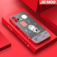 เคส JIUMOO สำหรับ Tecno Spark 6 Go Spark Go 2020 Spark Go 2021เคสพื้นที่ลายหมีแบบใหม่เคสกรอบซิลิโคนโปร่งใสกันกระแทกเคสมือถือฝาครอบป้องกันเลนส์กล้องถ่ายรูปทั้งหมด