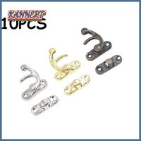 KANNERT 10PCS โลหะวินเทจ กล่องไม้ กระเป๋าหนัง เฟอร์นิเจอร์ สลักตกแต่ง Hasp พร้อมสกรู กุญแจ ตัวล็อคตัวล็อก