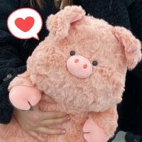 【CW】40cm Cute Pink Piggy Plush Toy Cartoon Pig Stuffed Soft Pillow Lovely Healing Doll Birthday Gift Kids Girls Room Decor