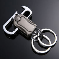 【2023】Creative Keychain Fashion Cool Anti-Anxiety Rotatable Car Key Holder Multifunctional Keyring Bottle Opener Key Chain Gift ！ 1