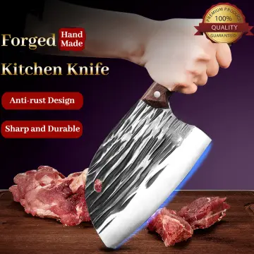 Forged Heavy Duty Meat Cleaver for Meat Cutting Bone Chopping Vegetable  Slicing