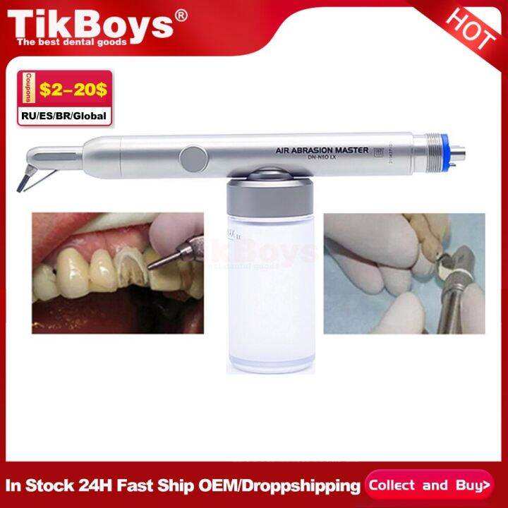 Dental Aluminum Oxide Sandblasting Micro Blaster Polisher 2/4 Holes