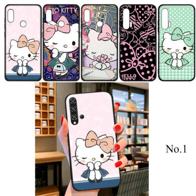 46FFA Cute Hello Kitty Cartoon อ่อนนุ่ม High Quality ซิลิโคน TPU Phone เคสโทรศัพท์ ปก หรับ Huawei P10 P20 P30 Pro Lite Y5P Y6 Y6P Y7A Y8P Y9A Y8S Y9S Y7 Y9 Prime