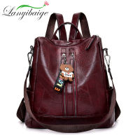 Hot Fashion Women Backpack High Quality Youth Leather Backpacks for Teenage Girls Female School Shoulder Bag Bagpack Mochila