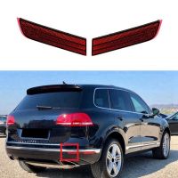 【LZ】⊕  7P6945105A 7P6945106A Curto Barra Traseira Refletor Amortecedor Traseiro Peça de Luz de Freio Auto Peças Para VW Touareg 2016-2018