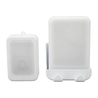 ❡▽❁ Intelligent Wireless Doorbell LED Color Battery Powered Deaf Mute Services Caller for The Elderly Doorbell Operating Kit