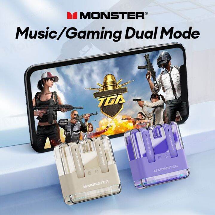 หูฟังอินเอียร์5-3บลูทูธสเตอริโอ-hi-fi-หูฟังไร้สายลดเสียงรบกวน-lenovo-monster-tws