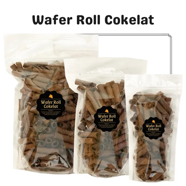 Delish Snacks / Wafer Roll Cokelat / Snack Cemilan Camilan / Makanan ...