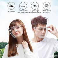 แว่นตา หน้ากากใส หน้ากากเซฟตี้ face shield glasses หน้ากากแว่นตา หน้ากากนิรภัย หน้ากากป้องกันน้ำลาย