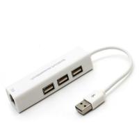 [HOT HAIXWLXKWW 589] USB 2.0ถึง RJ45การ์ดเครือข่ายแบบมีสาย Hub Docking Station 3พอร์ต10/100 Mbps Ethernet ภายนอกสำหรับ Notebook