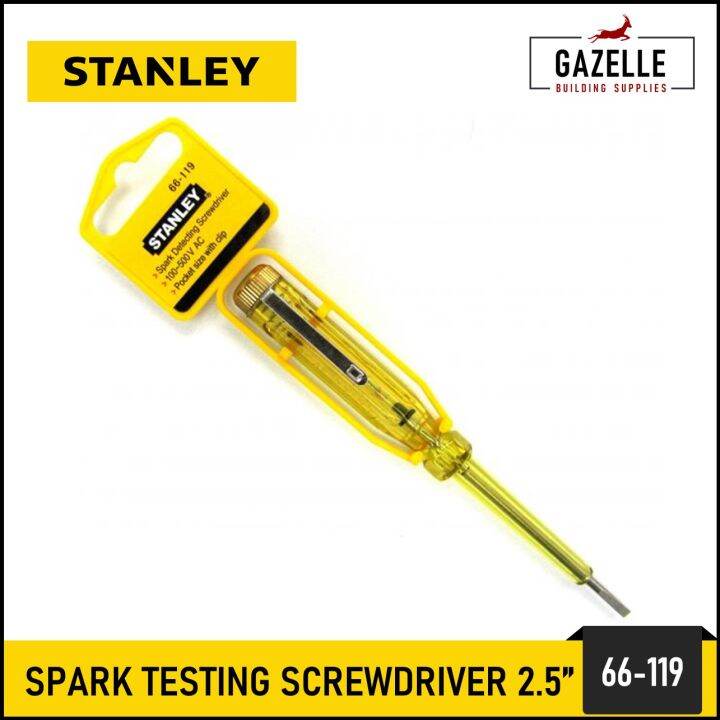 Stanley Spark Detector Screwdriver Spark Detecting 500V Electric Tester