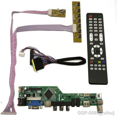 ▪☋Yuihu Placa De Controle Kit มอนิเตอร์สำหรับ NT156WHM-N50 Vga Av Tv Hdmi NT156WHM N10แอลซีดี Usb แผงควบคุม Led