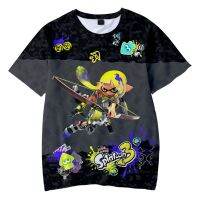 （Childrens adult size, in stock）Splatoon 3 Game 3D T-shirt Crewneck Short Sleeve Men Women Unisex  New Hot Sale Pullover Fashion Dropshipping Clothes（can Customizable）