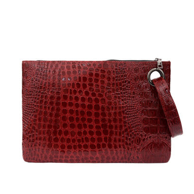 Gusure Fashion Crocodile Handbag Womens Clutch Bag PU Leather Wrist band Envelope Bag Luxury Evening Bag Female bolsa feminina