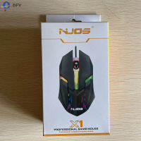 Mouse Komputer USB ไฟสีสันสดใสเมาส์เล่นเกมส์ไฟสัญญาณแบบมีสายสำหรับสำนักงานบ้านไปโรงเรียน