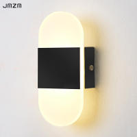 Deyidn LED Wall Lamp Minimalist Acrylic Sconce Bedside Wall Light AC90-260V Study Room Corridor Staircase Indoor Decorative Lamp