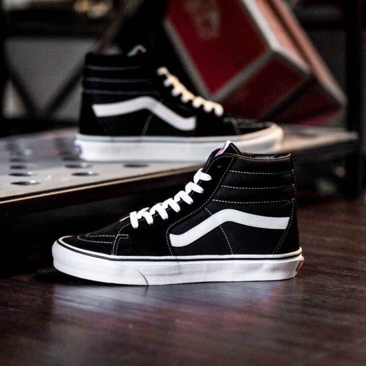 vans-sk8-classic-hi-black-white-พร้อมกล่องในไทย-ทักข้อความเช็คของก่อนสั่ง