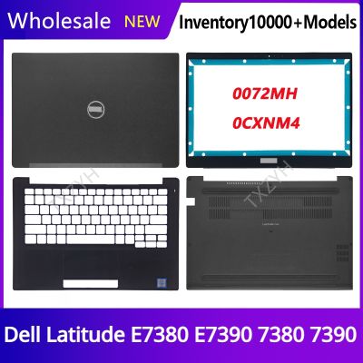 New Original For Dell Latitude E7380 E7390 7380 7390 Laptop LCD back cover Front Bezel Hinges Palmrest Bottom Case A B C D Shell