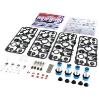 ตัวหน่วงการสั่นสะเทือนแดมเปอร์น้ำมันอลูมิเนียม OP-1670 54670สำหรับ Tamiya WR-02 GF-01 G6-01 XV-01 WR02 GF01 G601 XV01ตัวถังรถ1/10 RC