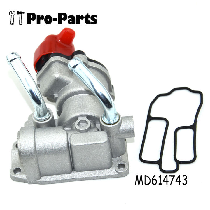 1ชิ้น-iacv-ไม่ได้ใช้งานเครื่องควบคุมวาล์วสำหรับมิตซูบิชิมิราจ1997-2000-1-5md614743-1-8l