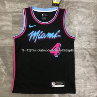 ◑ Comfortable Classic Ready Stock Oladipo Jersey Heat No. 4 City Edition Hot Press Basketball Uniform Miami Sports Top Men 455010