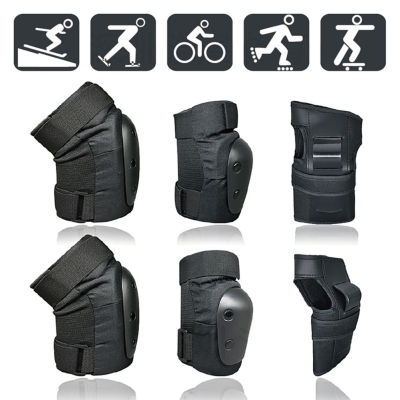 Adult Children KneeElbow Pads protective gears for Skateboard Cycling Ice Inline Roller Skate Protector Kids Scooter 6Pcs Set​
