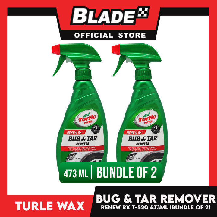 Turtle Wax Bug & Tar Remover T520 473mL (Bundle of 2) Lazada PH